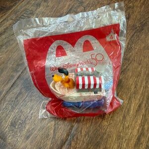 McDonald's Red and Blue Disney World 50th Anniversary Toy